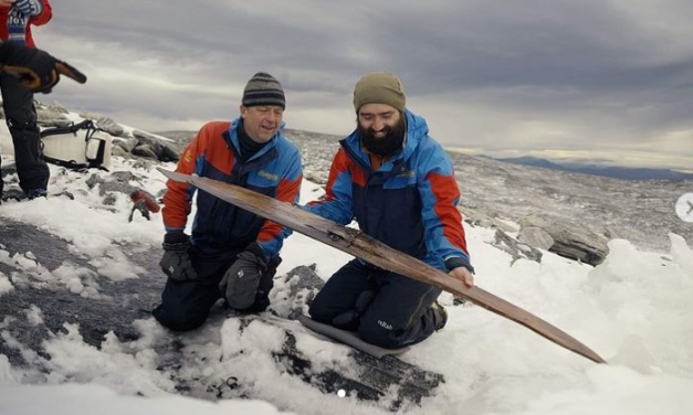 В Норвегии нашли лыжи с креплением возрастом 1300 лет