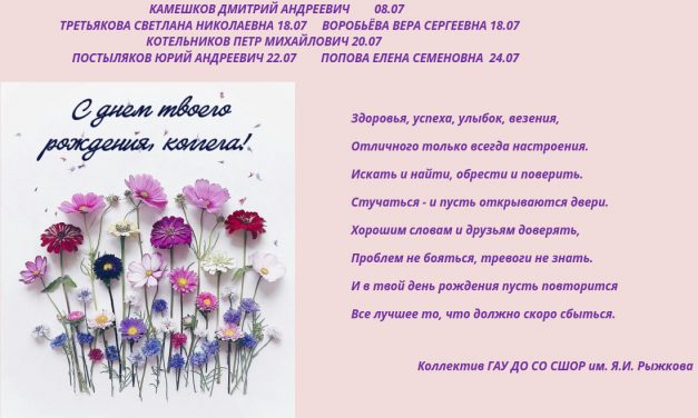 Поздравления с днём рождения