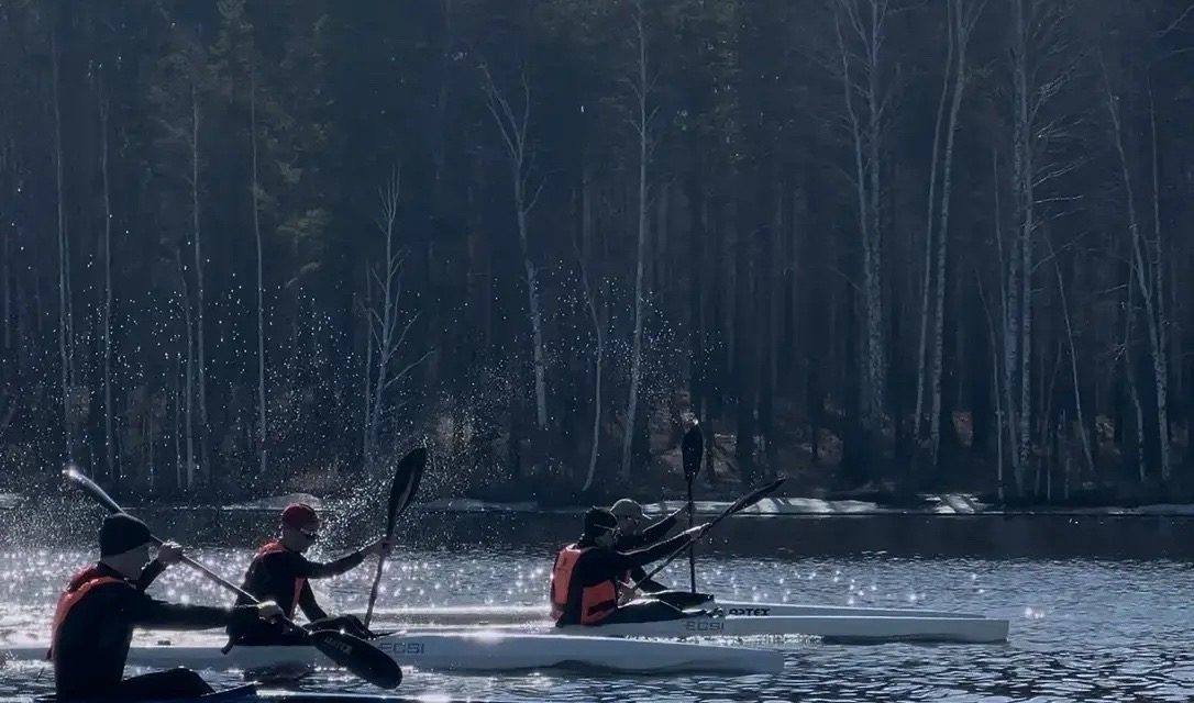 Наши гребцы на учебно-тренировочном мероприятии по специальной физической подготовке в Рефтинском!