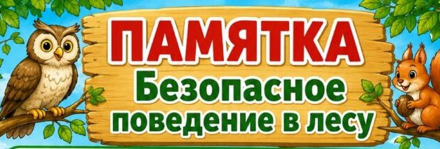 Памятка: безопасное поведение в лесу